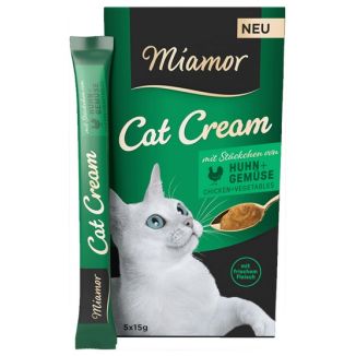 Miamor Cat Cream Kurczak I Warzywa 6X15G