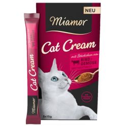 Miamor Cat Cream Wolowina I Warzywa 6X15G