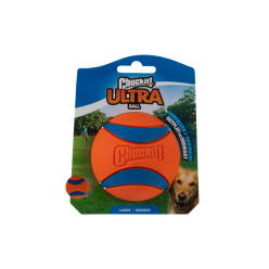 Najwytrzymalsza gumowa piłka dla psa Chuckit! Ultra Ball w rozmiarze L, - sklep zoologiczny Konikpolny.pl