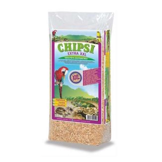 Bezpyłowe podłoże z grubych drewienek bukowych Chipsi Extra XXL dla gadów i ptaków - sklep zoologiczny Konikpolny.pl