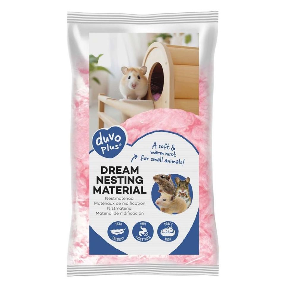 Miękki i bezpieczny, w 100% strawny materiał do budowy gniazdka dla małych gryzoni marki Duvo+ - sklep zoologiczny Konikpolny.pl