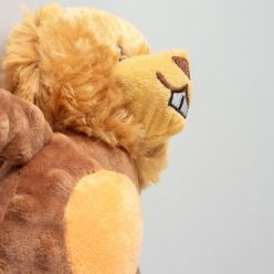 Duvo+ Pluszowy Bóbr z Piszczałką i Szelestem dla Psa 34cm