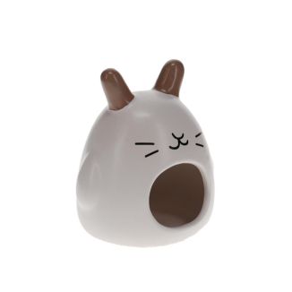 Duvo+ Domek Ceramiczny Króliczek dla Chomika i Myszy 12cm