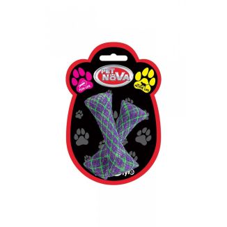 Zestaw dwóch kolorowych, plastikowych sprężynek dla kota Pet Nova Fantube - sklep zoologiczny Konikpolny.pl