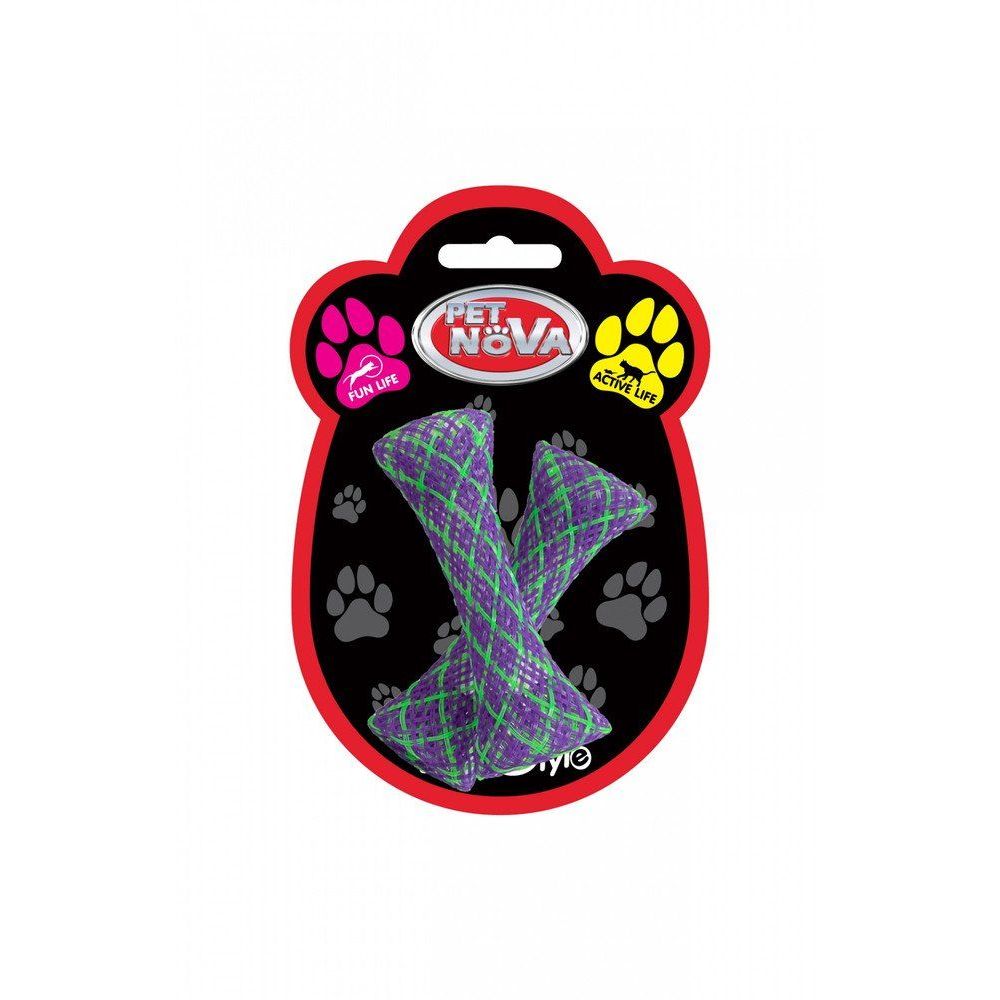 Zestaw dwóch kolorowych, plastikowych sprężynek dla kota Pet Nova Fantube - sklep zoologiczny Konikpolny.pl