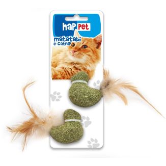 Happet Ptaszki z Matatabi, Kocimiętką i Piórkiem 2szt dla Kota