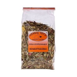 Opakowanie 100g mieszanki ziół uzupełniających dla koszatniczek marki Herbal Pets - sklep zoologiczny Konikpolny.pl