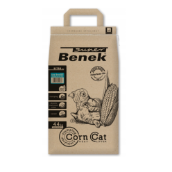 7L zbrylającego żwirku kukurydzianego Super Benek Corn Cat Ultra o zapachu morskiej bryzy - sklep zoologiczny Konikpolny.pl