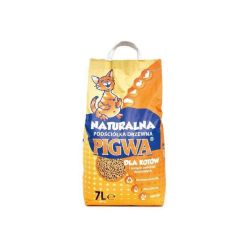 Opakowanie 7L naturalnego pelletu drewnianego Pigwa, uniwersalnej ściółki dla kotów,  gryzoni - sklep zoologiczny Konikpolny.pl
