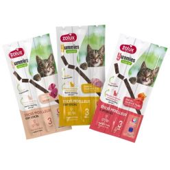 Zolux Yummies Miękki Przysmak Dla Kota - Pałeczki Indyk & Wątróbka 3X5G