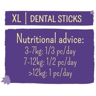 Garden Bites Wegańskie Gryzaki Dental Sticks dla Psa XL 25cm 3szt