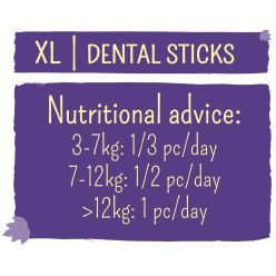 Garden Bites Wegańskie Gryzaki Dental Sticks dla Psa XL 25cm 3szt