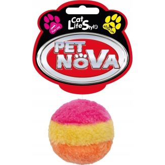 Pet Nova Pluszowa Piłeczka z Kocimiętką dla Kota 4cm