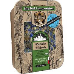 70g mieszanki ziołowej dla świnek morskich Korona Natury Paśnik Ziołowy z bławatkiem - sklep zoologiczny Konikpolny.pl