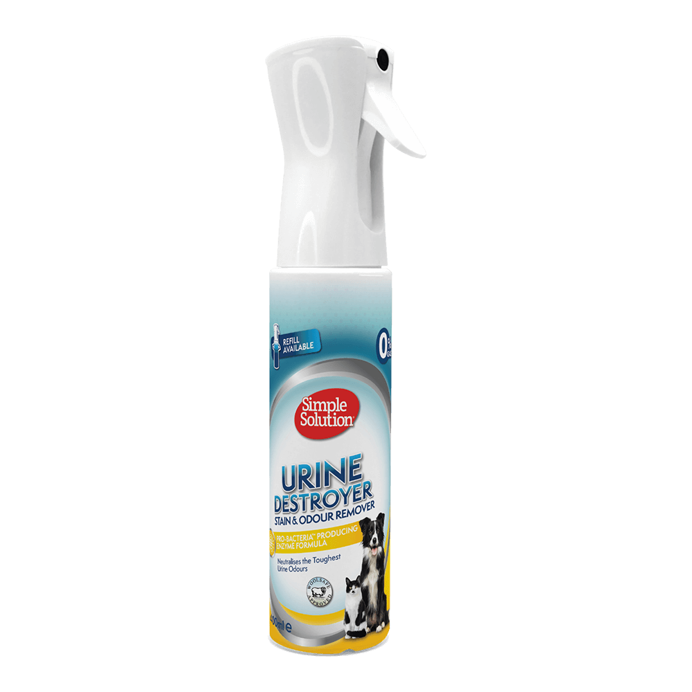 400ml neutralizatora zapachu moczu Simple Solution Urine z innowacyjnym atomizerem Flairosol - sklep zoologiczny Konikpolny.pl