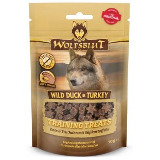 Wolfsblut Dog Training Treats Wild Duck & Turkey 70G