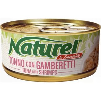 70g naturalnej karmy dla kota Life Cat Naturel z tuńczyka i całymi krewetkami w galaretce - sklep zoologiczny Konikpolny.pl