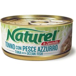 Puszka 70g naturalnej karmy dla kota Life Cat Naturel z kawałkami tuńczyka i ryb oceanicznych - sklep zoologiczny Konikpolny.pl