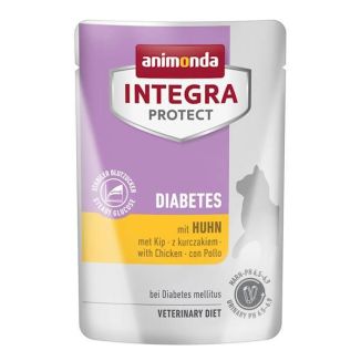 85g weterynaryjnej, mokrej karmy dla kota Animonda Integra Protect Diabetes z kurczakiem - sklep zoologiczny Konikpolny.pl