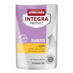 85g weterynaryjnej, mokrej karmy dla kota Animonda Integra Protect Diabetes z kurczakiem - sklep zoologiczny Konikpolny.pl