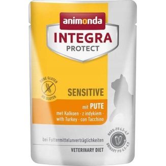 85g weterynaryjnej, , bezzbożowej karmy dla kota Animonda Integra Protect Sensitive z indykiem - sklep zoologiczny Konikpolny.pl