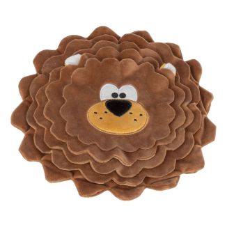 Pluszowa zabawka dla psa w kształcie głowy lwa, będąca jednocześnie matą węchową na smakołyki - sklep zoologiczny Konikpolny.pl