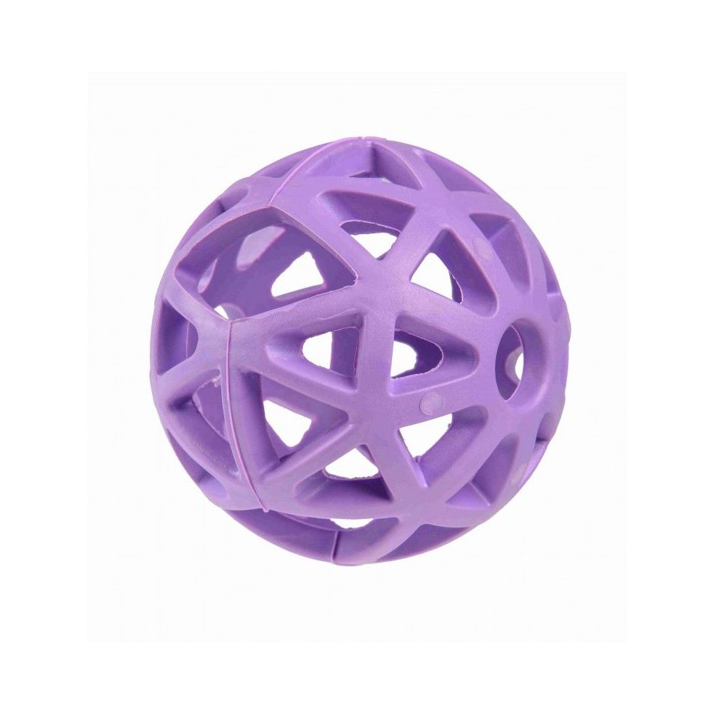Średnia, ażurowa piłka dla psa Spiderweb o średnicy 9cm, do aportu i na smakołyki - sklep zoologiczny Konikpolny.pl