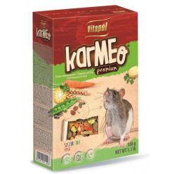 Opakowanie 500g pełnoporcjowej karmy dla szczura Vitapol Karmeo Premium - sklep zoologiczny Konikpolny.pl
