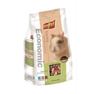 Duże, 1,2kg opakowanie pełnoporcjowej karmy dla królika Vitapol Economic - sklep zoologiczny Konikpolny.pl