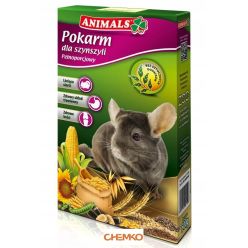 Opakowanie 500g karmy uzupełniającej dla szynszyli marki Animals - sklep zoologiczny Konikpolny.pl