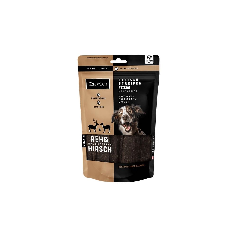 Chewies Meat Strips Soft Maxi Sarna & Jeleń 150G