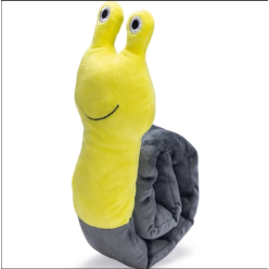 Pluszowa, interaktywna zabawka dla psa w kształcie ślimaka z rozwijaną matą węchową na smakołyki sklep zoologiczny Konikpolny.pl