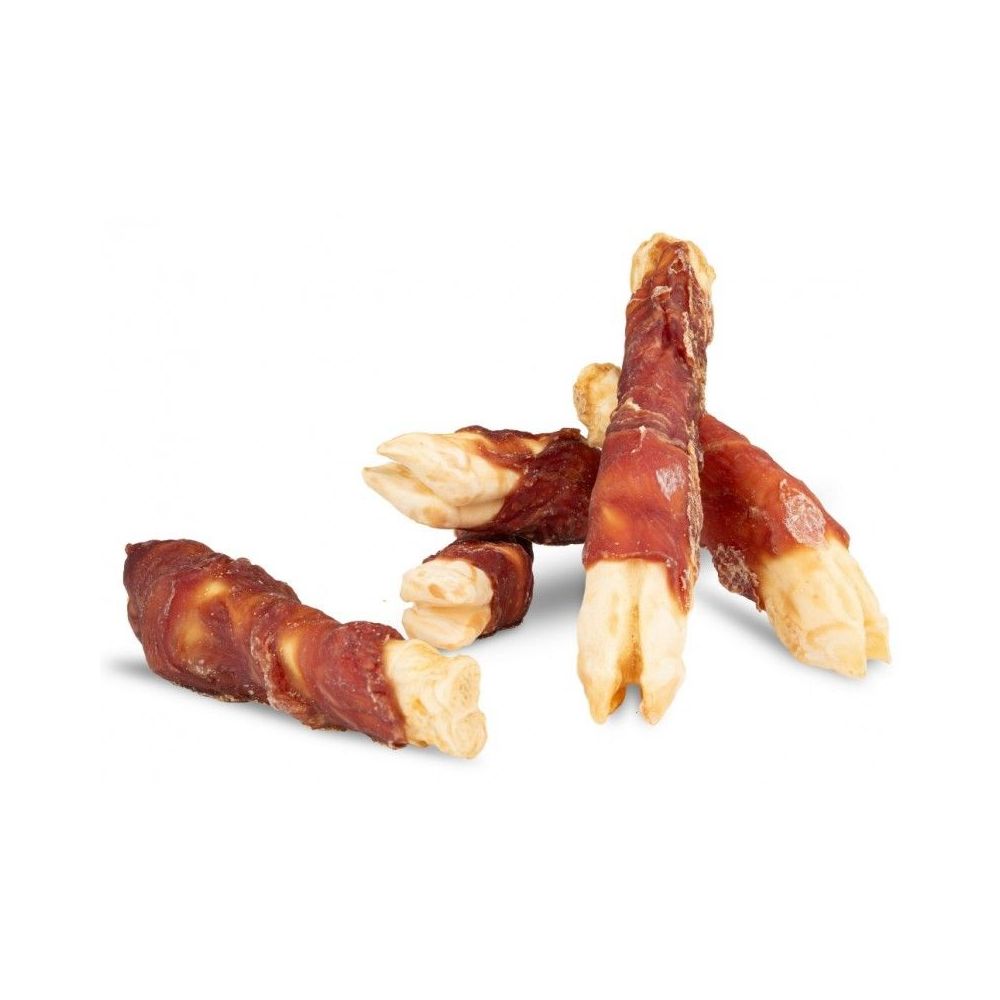 Opakowanie naturalnych gryzaków dla psa w formie racicy jagnięcej owiniętej mięsem z kaczki - sklep zoologiczny Konikpolny.pl