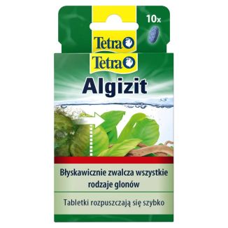 Opakowanie 10 tabletek preparatu na glony do akwarium Tetra Algizit - sklep zoologiczny Konikpolny.pl