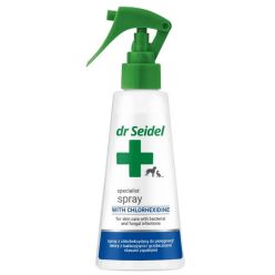 Dr Seidel Spray Z Chlorheksydyną - Do Skóry Z Bakteryjnymi I Grzybiczymi Stanami Zapalnymi 100Ml