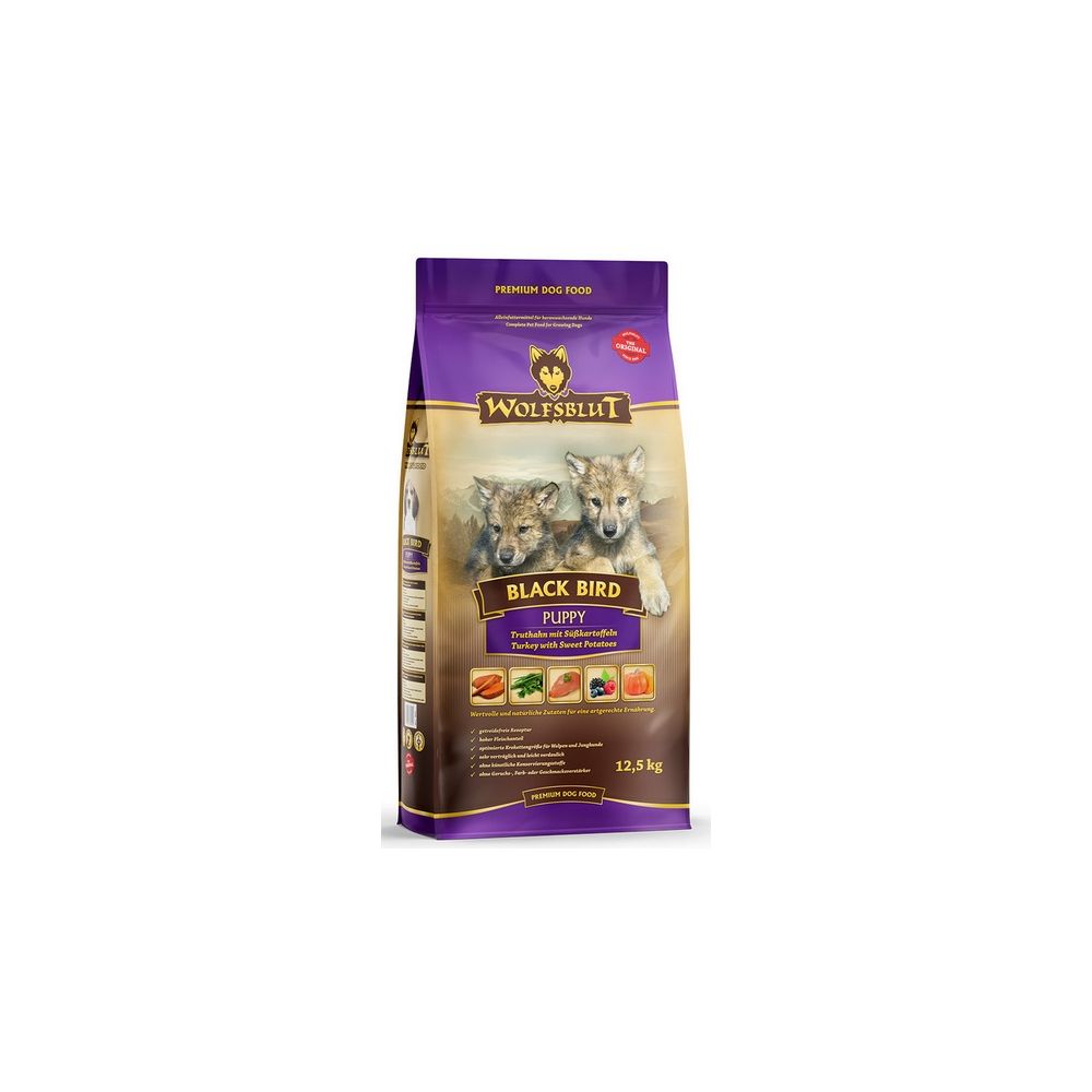 Wolfsblut Dog Black Bird Puppy - Indyk I Bataty 12,5Kg