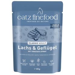 Catz Finefood Classic Łosoś I Drób (N.05) Saszetka 85G
