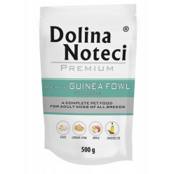 Mokra karma dla psa Dolina Noteci Premium 500g w saszetce, smak perliczka z jabłkiem