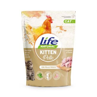Sucha karma dla kociąt Life Cat Kitten 800g z kurczakiem w opakowaniu