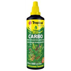Butelka 100ml nawozu Tropical Carbo - węgiel w płynie dla roślin akwariowych