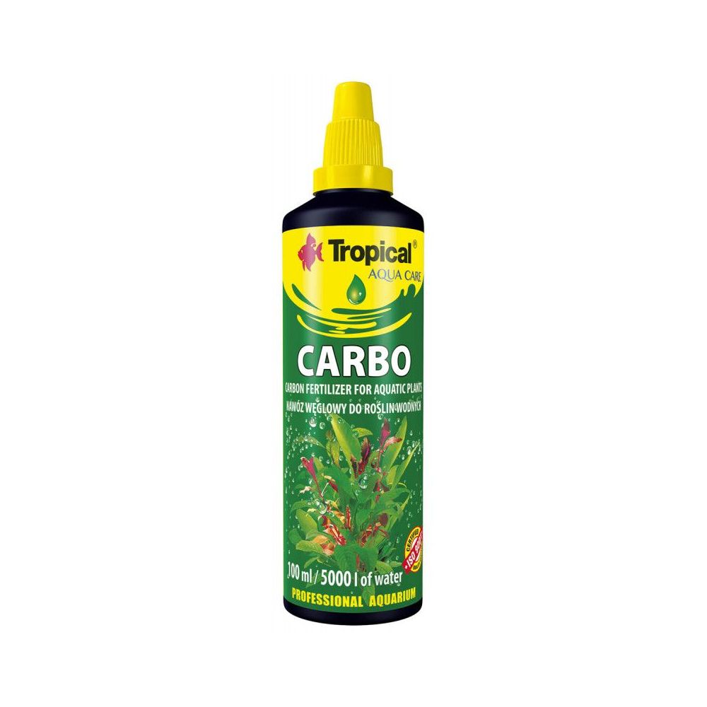 Butelka 100ml nawozu Tropical Carbo - węgiel w płynie dla roślin akwariowych