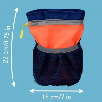 Coachi Pro Train & Treat Bag Torebka na Przysmaki 22x18cm Pomarańczowa