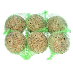 Tacka z sześcioma kulami zimowymi Gami 420g w siatkach, pokarm dla ptaków