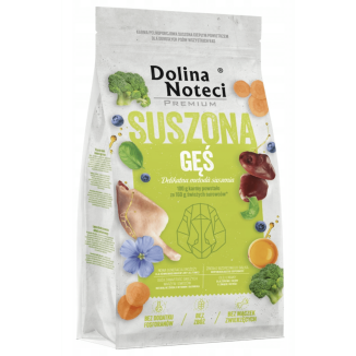 Opakowanie 9kg suszonej karmy dla psa Dolina Noteci Premium o smaku gęsi