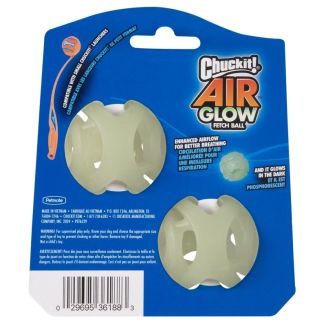 Chuckit! Max Glow Air Small 2-Pak Świecące Piłki Ażurowe 5cm | KonikPolny