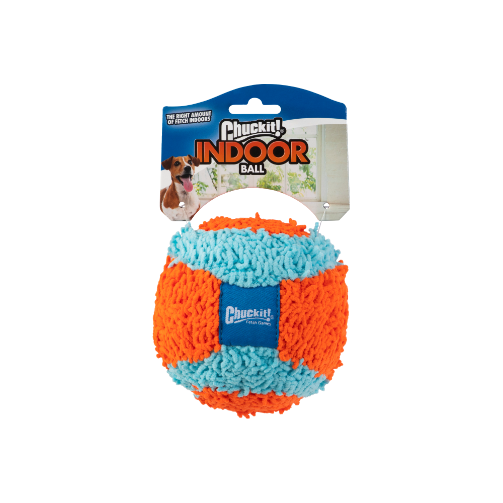 Miękka i cicha piłka dla psa do zabawy w domu Chuckit! Indoor Ball 12cm