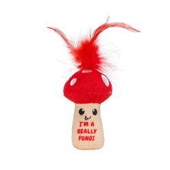 Catstages Grzyb zabawka dla kota z kocimiętką i siateczką dentystyczną do gryzienia i kopania