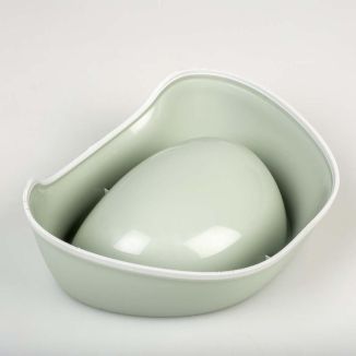 Duvo+ Miska Curvo Oliwkowa 350ml Antypoślizgowa dla Psa Kota | KonikPolny