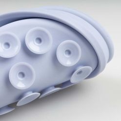 Duvo+ Miska Podróżna Składana z Lizawką 325ml 2w1 Liliowa | KonikPolny