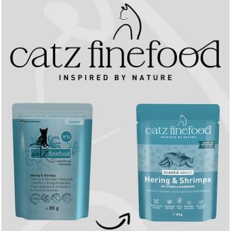Catz Finefood Classic N.13 Śledź I Krewetki Saszetka 85G